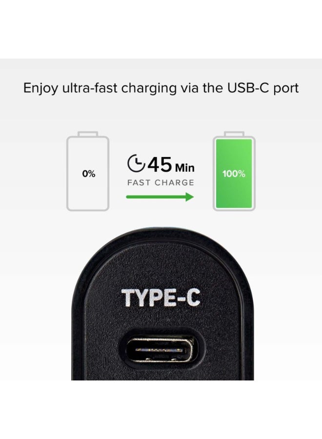 اس بي اس إس بي إس شاحن سيارة 10 وات شحن سريع مع مخرجين (Type-C – USB 2.1A) - Image 5